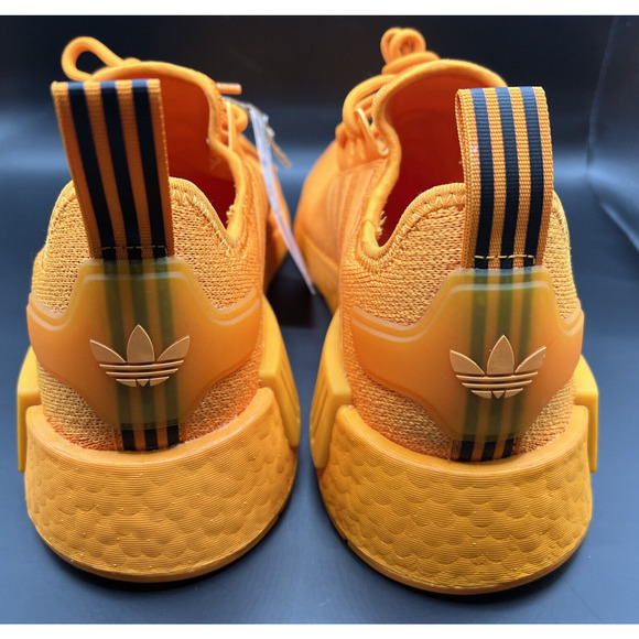 RARE Adidas Originals NMD R1 Shoes Orange Monochrome Boost | Women's Size 7 NEW - Picture 2 of 5
